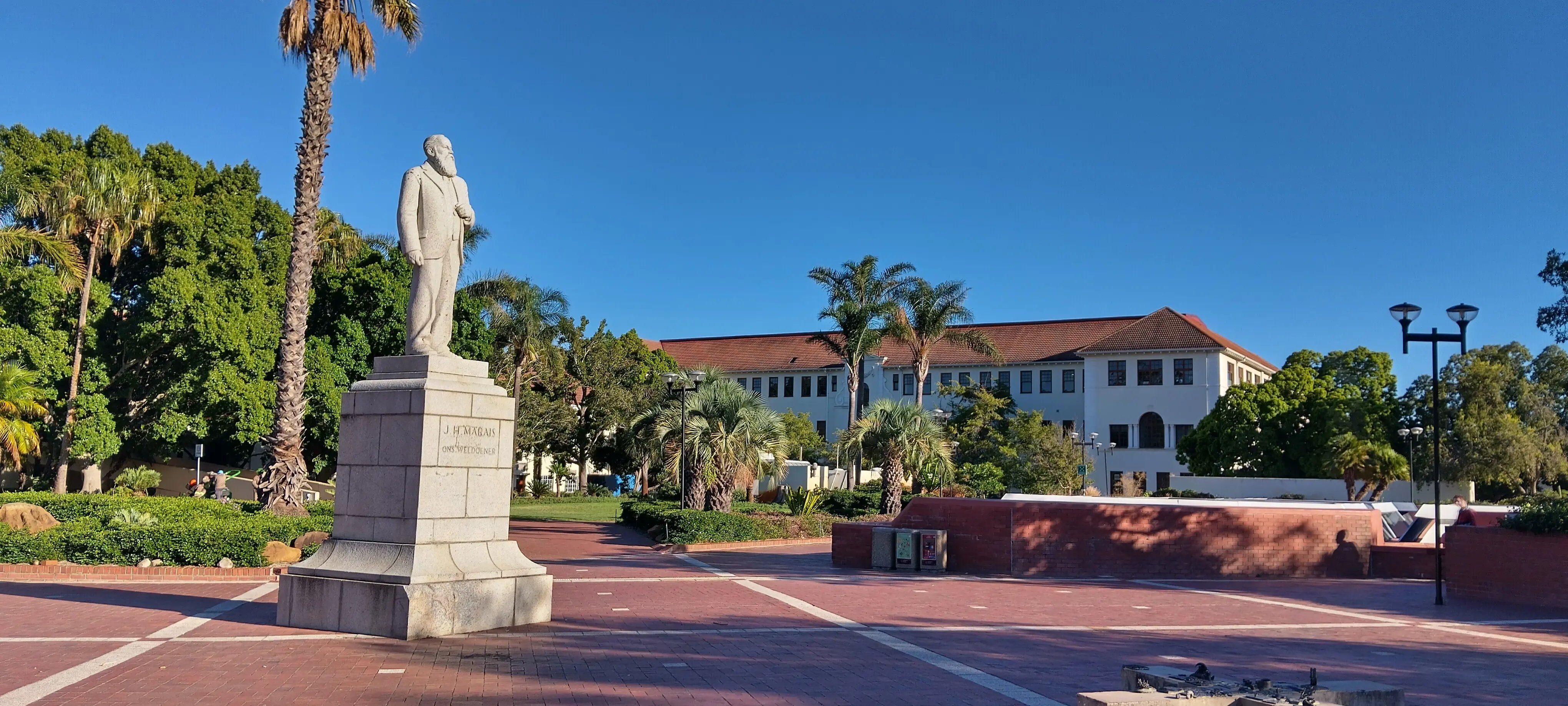 Der Campus der Stellenbosch University in Südafrika